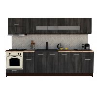 Bucatarie MARINA NEW 300 B Wenge / Decor 8509